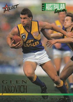 1995 Select AFL - All-Australian Team #AA11 Glen Jakovich Front